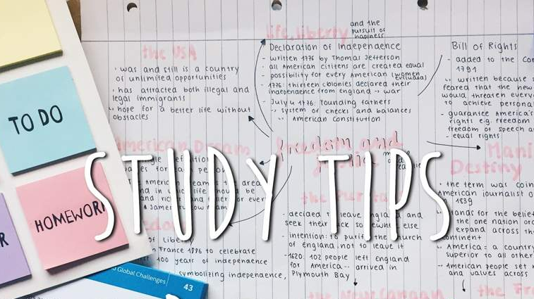 STUDY TIPS TO STAY FOCUSED